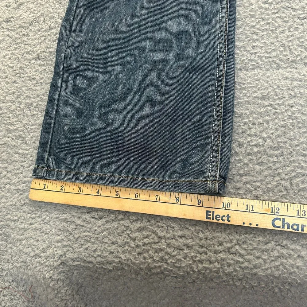 Levis 527 Jeans Mens 38x30 Blue Bootcut Flap Pockets Denim Western‎ Cowboy
